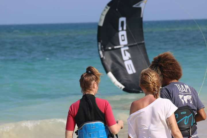 Ananas-kitesurfing